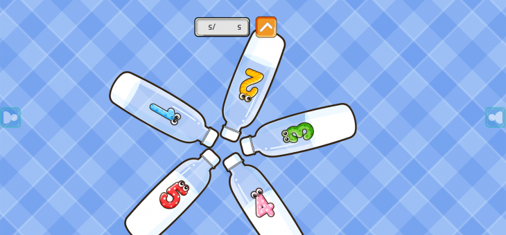 Kindergarten Courses – K2 Math – Bottles Lining Up